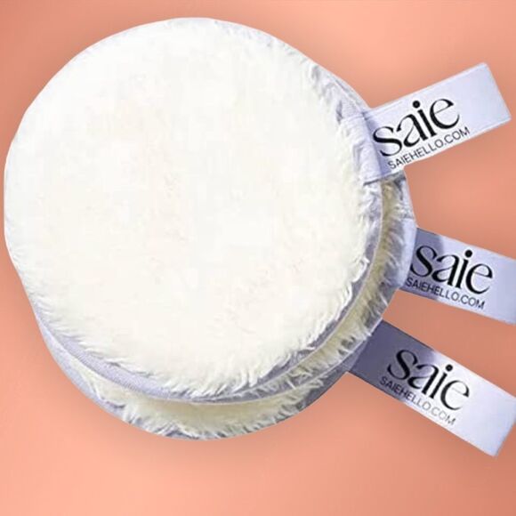 AppealCosmetics Saie Washable Reusable Beauty Rounds Makeup Remover NEW 3 Count  - Picture 1 of 3
